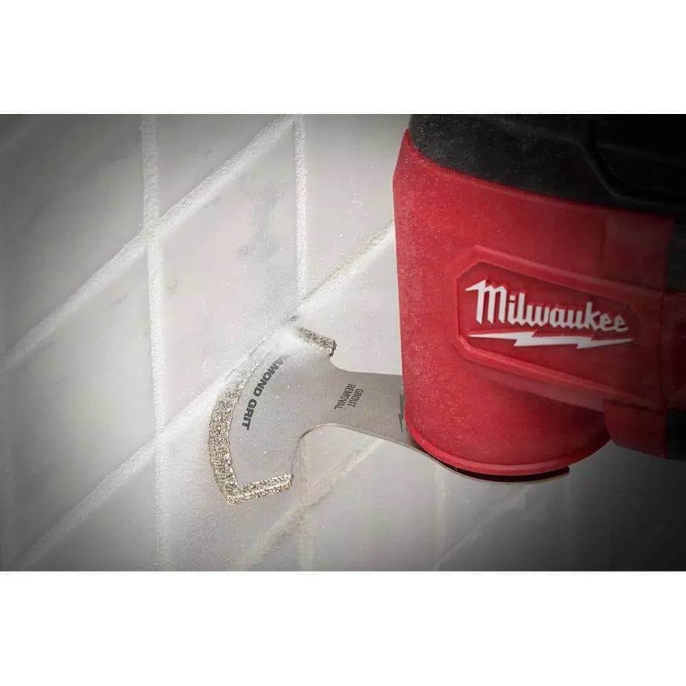 Milwaukee 2-1/2 in. Diamond Grit Segment Boot Oscillating Multi-Tool Blade, Universal Fit