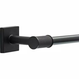 Delta Averland 18 in. Matte Black Towel Bar, Contemporary Knurled Design thumbnail 3