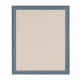 DesignOvation Kate and Laurel Harvest Fabric Pinboard Memo Board - Blue Farmhouse Style thumbnail 1