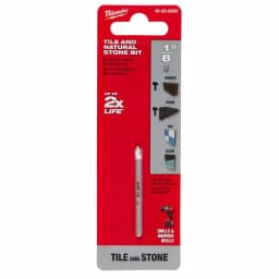 Milwaukee 1/8 in. Carbide Tipped Masonry Drill Bit for Tile, Stone, Granite, and Glass thumbnail 5