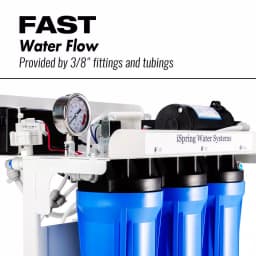 ISPRING Workhorse 300 GPD Commercial Reverse Osmosis Water Filtration System with Booster Pump thumbnail 2