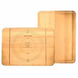 Catskill Craftsmen Perfect Pastry Wooden Cutting Board - Large Hardwood Pastry Board with Juice Groove and Rulers thumbnail 1