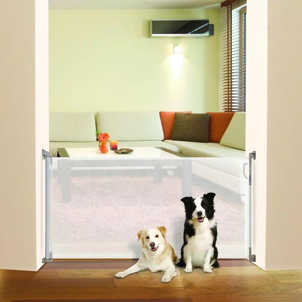 Dreambaby 55 in. White Retractable Indoor/Outdoor Safety Gate