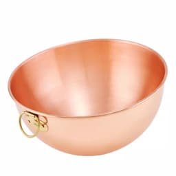 Old Dutch 4.5 Qt. Solid Copper Beating Bowl for Egg Whites and Baking thumbnail 1