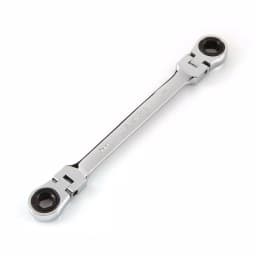 TEKTON 9 mm x 11 mm Flex-Head Ratcheting Box End Wrench, 72-Tooth, Metric thumbnail 1