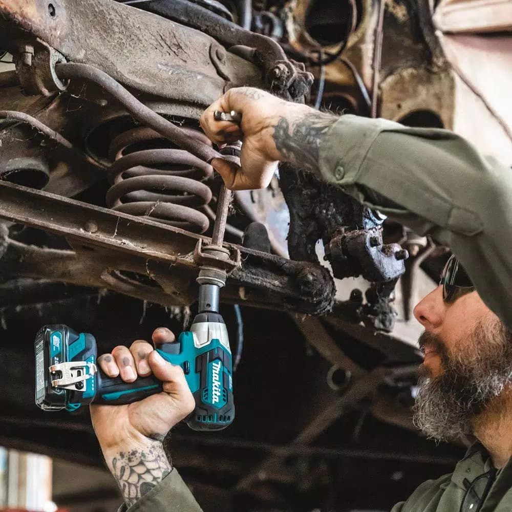 Makita 12V Max CXT Brushless 3/8 in. Square Drive Impact Wrench Kit (2.0 Ah)