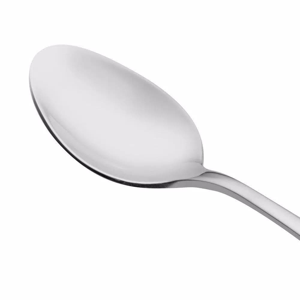 Oneida Baguette 18/10 Stainless Steel Euro Teaspoons, Silver, 12-Pack