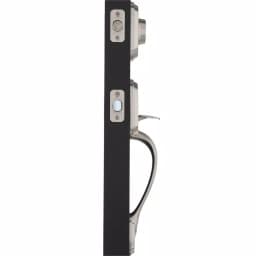 Kwikset Belleview Double Cylinder Handleset, Satin Nickel, Exterior Pack with SmartKey Security thumbnail 2