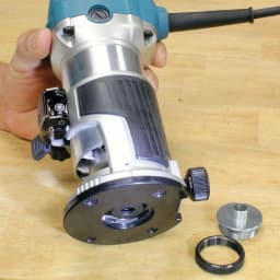 Makita 1-1/4 HP 6.5 Amp Compact Corded Router Kit with Plunge Base and Variable Speed thumbnail 11