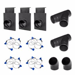 POWERTEC 70200 2-1/2 in. 3-Machine Dust Collection Kit with Blast Gates and Fittings thumbnail 2