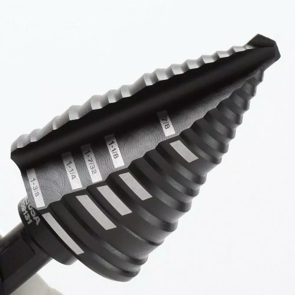 Milwaukee Black Oxide Step Drill Bit Set, 4-Piece