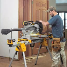 DEWALT 12 in. Sliding Compound Miter Saw with Rolling Stand, 15 Amp, 3800 rpm thumbnail 15