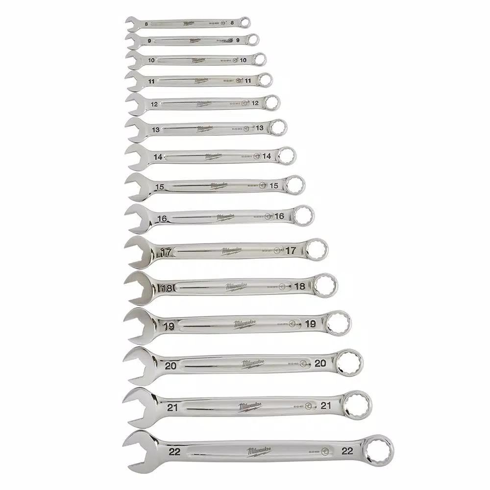 Milwaukee 19-Piece Metric Combination Wrench and Hook & Pick Set