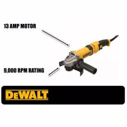 DeWalt 13 Amp Corded 4-1/2 in. Angle Grinder with Dust Ejection System thumbnail 2