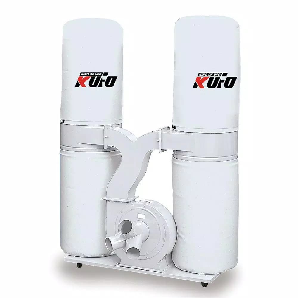 Kufo Seco UFO-102B 3 HP Vertical Bag Dust Collector, 2750 CFM, 220V, 1-Phase