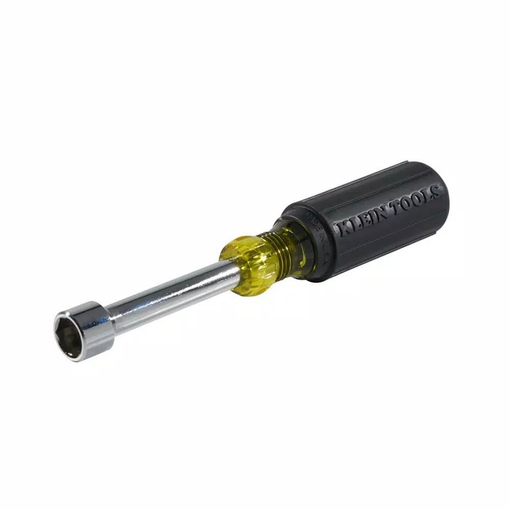 Klein Tools 1/2 in. Nut Driver with 3 in. Hollow Shaft and Cushion Grip Handle