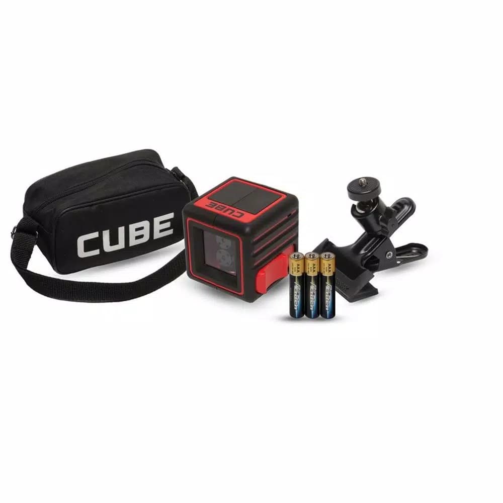 AdirPro CUBE Professional Self-Leveling Cross Line Laser Level, 66 ft. Range