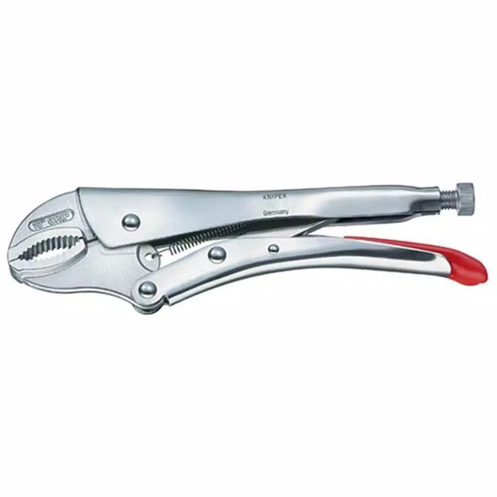 KNIPEX 12 in. Locking Pliers with Round Jaws and Wire Cutter