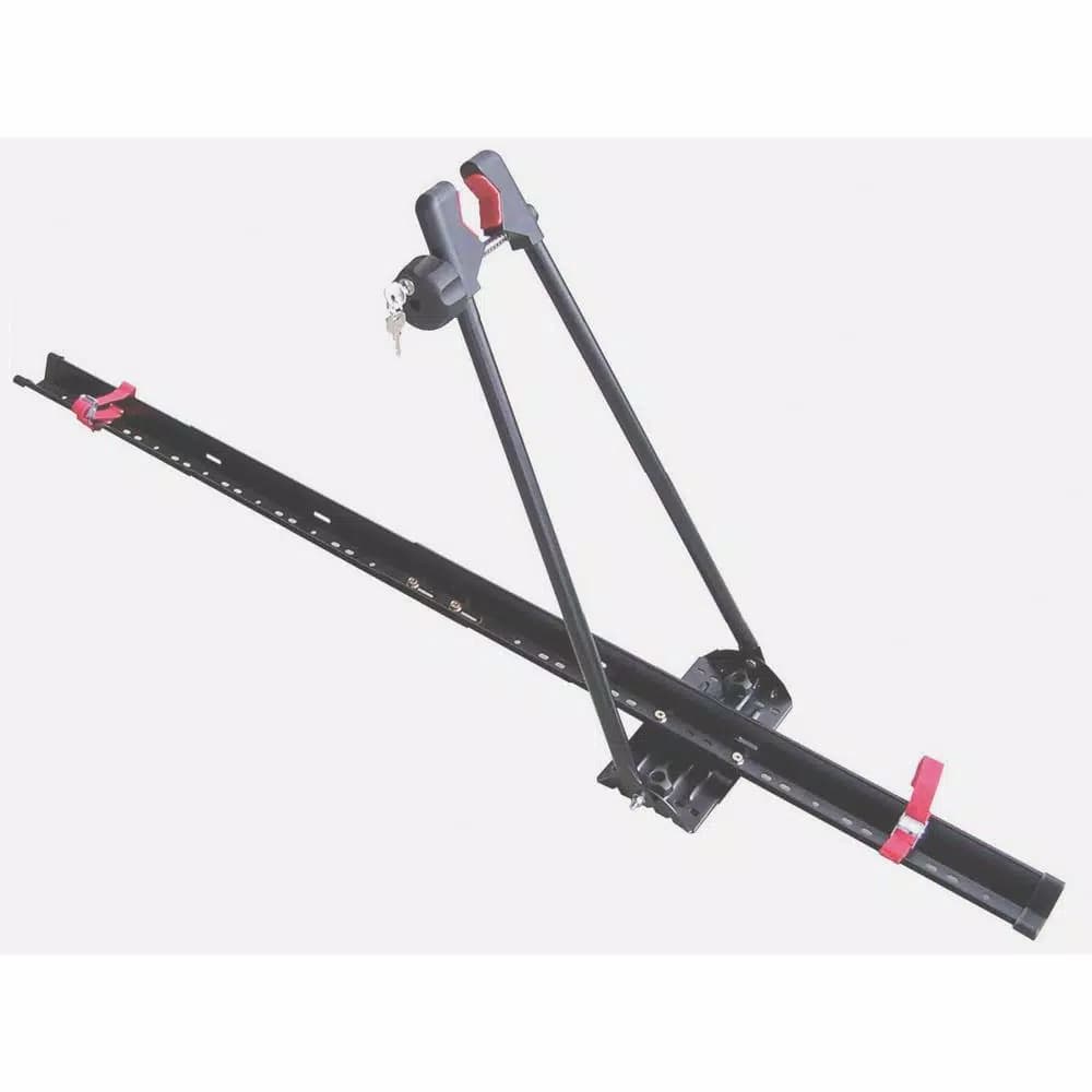 Swagman Upright Roof Rack Single Bike Carrier for Square, Round, and Oval Bars