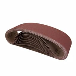POWERTEC 4 in. x 36 in. 80-Grit Aluminum Oxide Sanding Belt (10-Pack) thumbnail 1