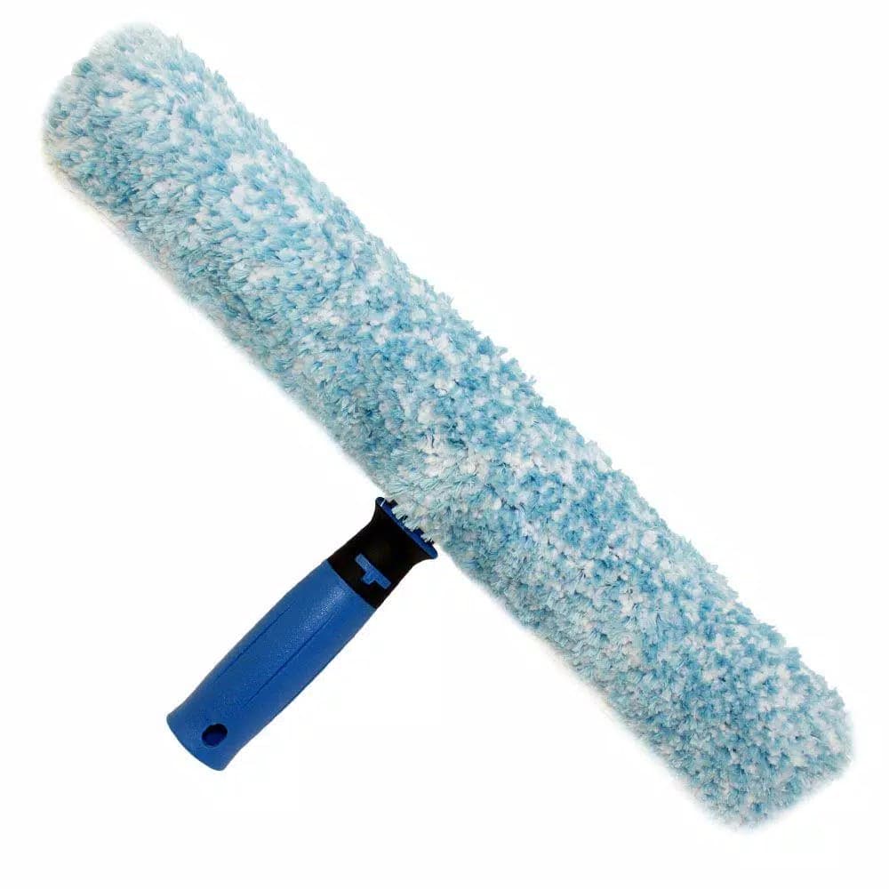 Unger Pro 14 in. Window Scrubber with Microfiber Sleeve and Connect and Clean Locking System