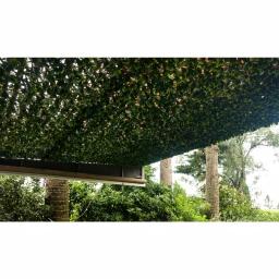 Greensmart Decor 40 in. x 80 in. Artificial Lemon Leaf Lattice Privacy Screen thumbnail 6