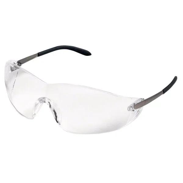 MCR Safety Blackjack Glass Rimless Safety Glasses with Clear Polycarbonate Lenses