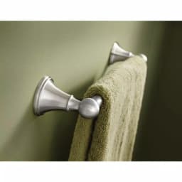 Delta Crestfield 24 in. Single Towel Bar in Brushed Nickel thumbnail 2