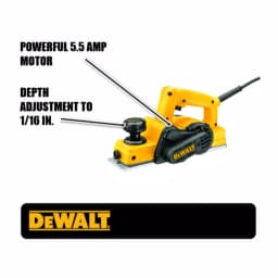 DEWALT 3-1/4 in. Portable Corded Hand Planer, 5.5 Amp thumbnail 2