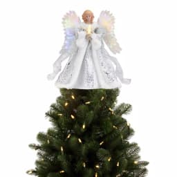 Mr. Christmas Celestial Angel Animated Christmas Tree Topper, Pre-lit with Fiber Optic Wings thumbnail 2
