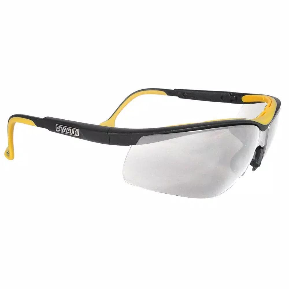 DEWALT DC Dual Injected Rubber Frame Safety Glasses with Clear Polycarbonate Lens