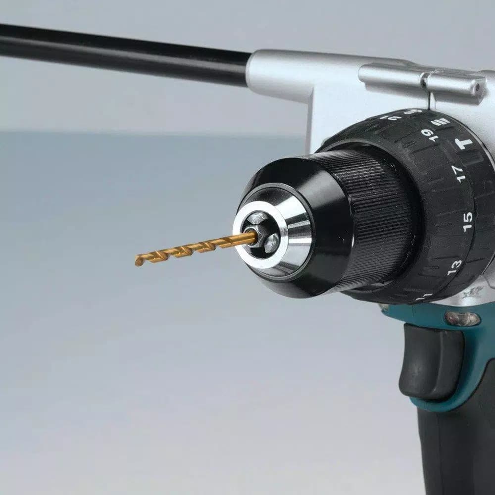 Makita 1/8 in. Titanium Coated HSS Twist Drill Bit with 1/4 in. Hex Shank