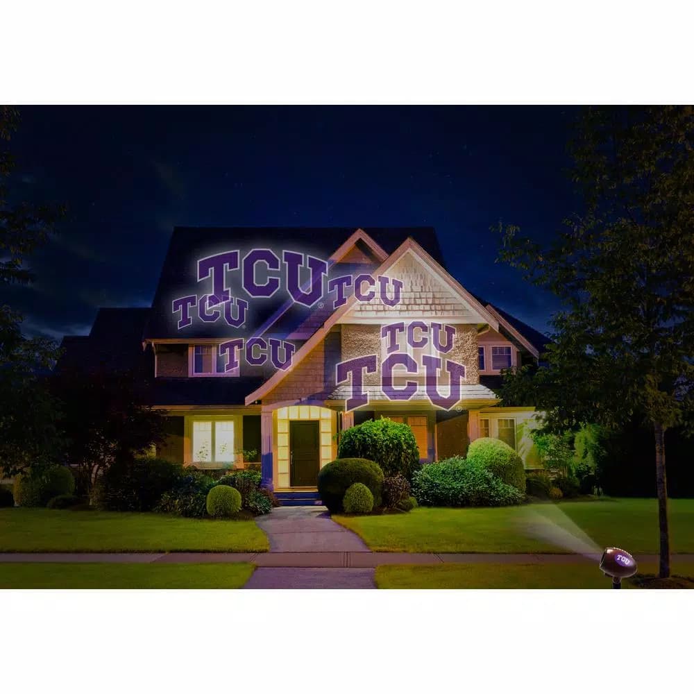Unbranded Lite-Imation NCAA TCU Horned Frogs Team Pride LED Projector Light
