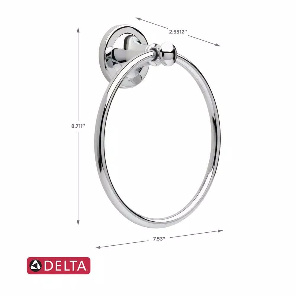 Delta Silverton 5-Piece Polished Chrome Bath Hardware Set
