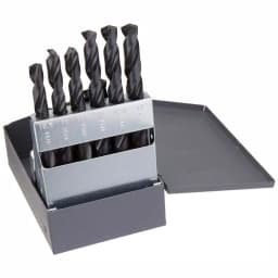 Gyros 25-Piece High Speed Steel Metric Twist Drill Bit Set, 1 mm - 13 mm thumbnail 1
