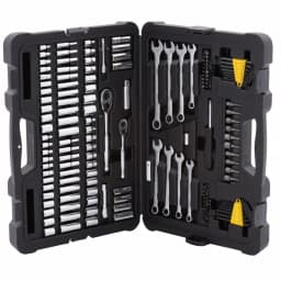 Stanley 145-Piece Mechanics Tool Set with 1/4 in. and 3/8 in. Drive Ratchets thumbnail 2