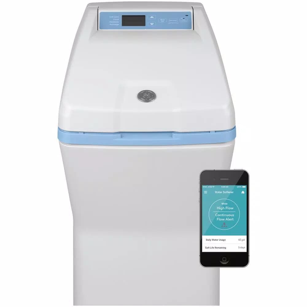 GE Smart 40,000 Grain Water Softener System with SmartSoft Technology