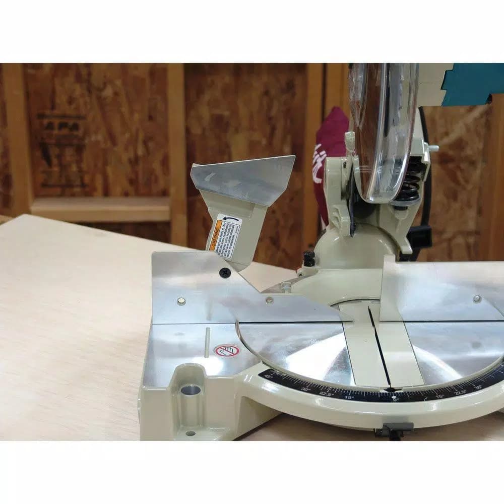 Makita 10 in. 15 Amp Corded Single Bevel Compound Miter Saw with 40T Carbide Blade
