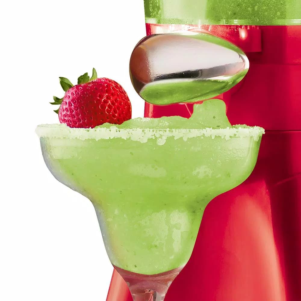 Nostalgia MSB64 64 oz. Margarita and Slush Maker Blender, Red