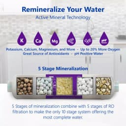 Express Water 10-Stage Reverse Osmosis Alkaline Water Filtration System with Faucet and Tank, 100 GPD thumbnail 4