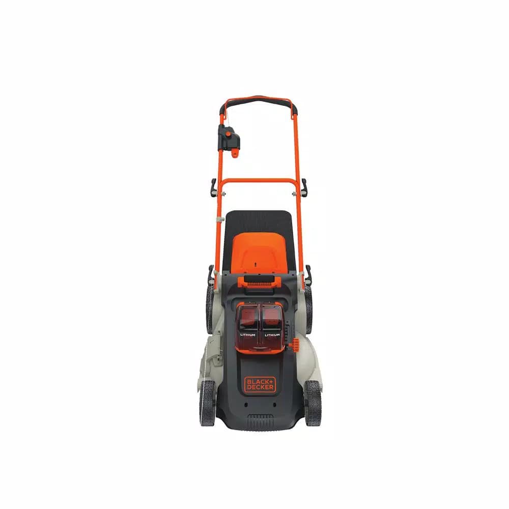 BLACK+DECKER 60V MAX Cordless 20 in. Walk Behind Push Lawn Mower with (2) 2.5 Ah Batteries and Charger