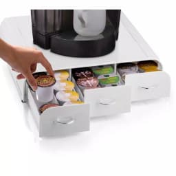 Mind Reader Anchor 36-Capacity White K-Cup Storage Drawer with Heat-Resistant Top thumbnail 2