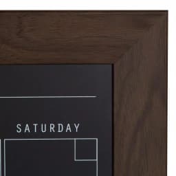 DesignOvation Beatrice Chalkboard Monthly Magnetic Calendar Memo Board, Framed Wall Organizer thumbnail 3
