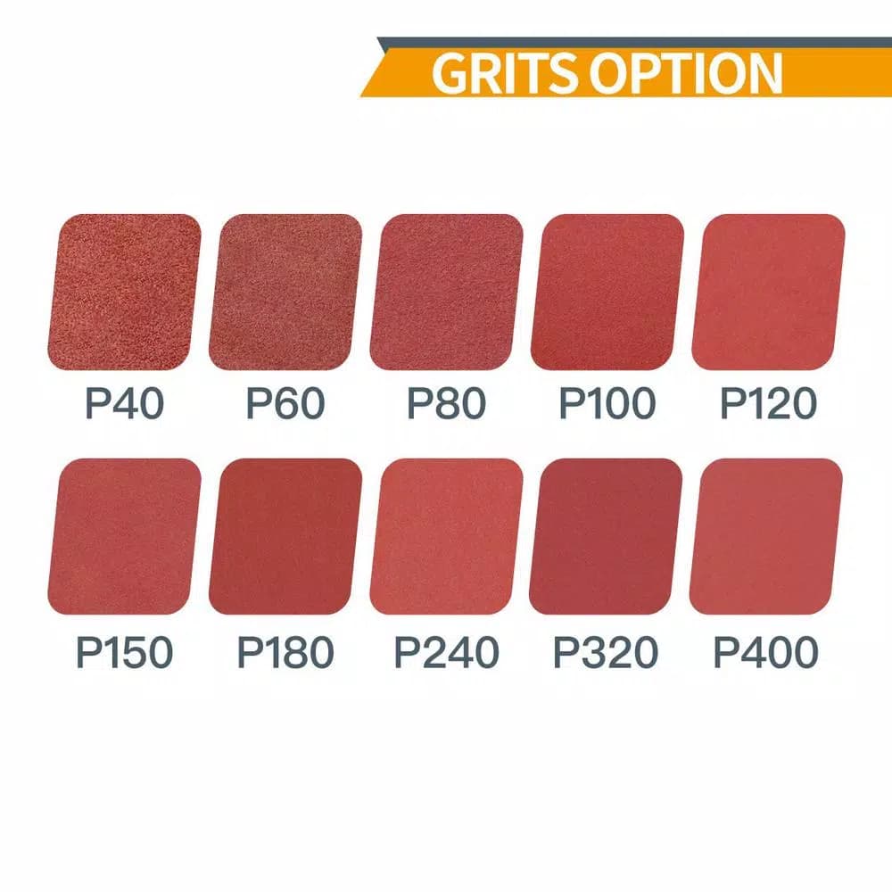 POWERTEC 120 Grit Aluminum Oxide Sanding Belts, 4 in. x 24 in. (10-Pack)