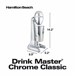Hamilton Beach Drinkmaster 28 oz. Classic Chrome Milkshake Mixer thumbnail 2