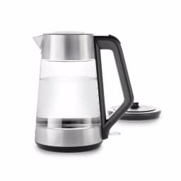 OXO 7.4-Cup Black Stainless Steel Cordless Electric Kettle, 1.75L with Auto Shut-Off thumbnail 2