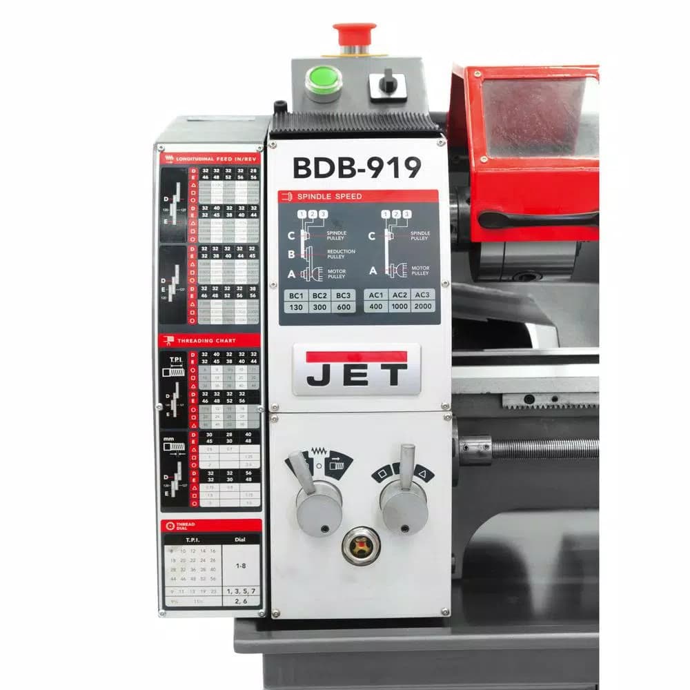 JET BDB-919 Belt Drive Bench Lathe, 3/4 HP