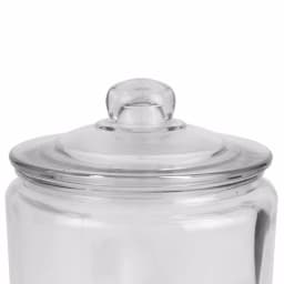 Unbranded Renaissance Collection Large Clear Glass Canister with Easy Grab Knob thumbnail 2