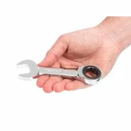 TEKTON 3/4 in. Stubby Ratcheting Combination Wrench, 6-Point Box End thumbnail 7