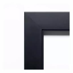 Amanti Art Nero 19 in. W x 23.25 in. H Rectangular Framed Bathroom Vanity Mirror, Black thumbnail 2